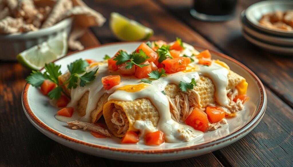White Chicken Enchilada Recipe